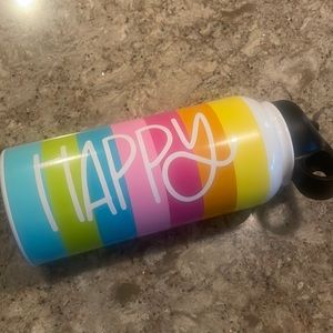 Mary Square Happy Large Stainless Steel Water Bottle